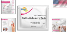 Load image into Gallery viewer, Moisturizing Nail Polish Remover Wipes with Aloe Vera - Travel Size Convenience