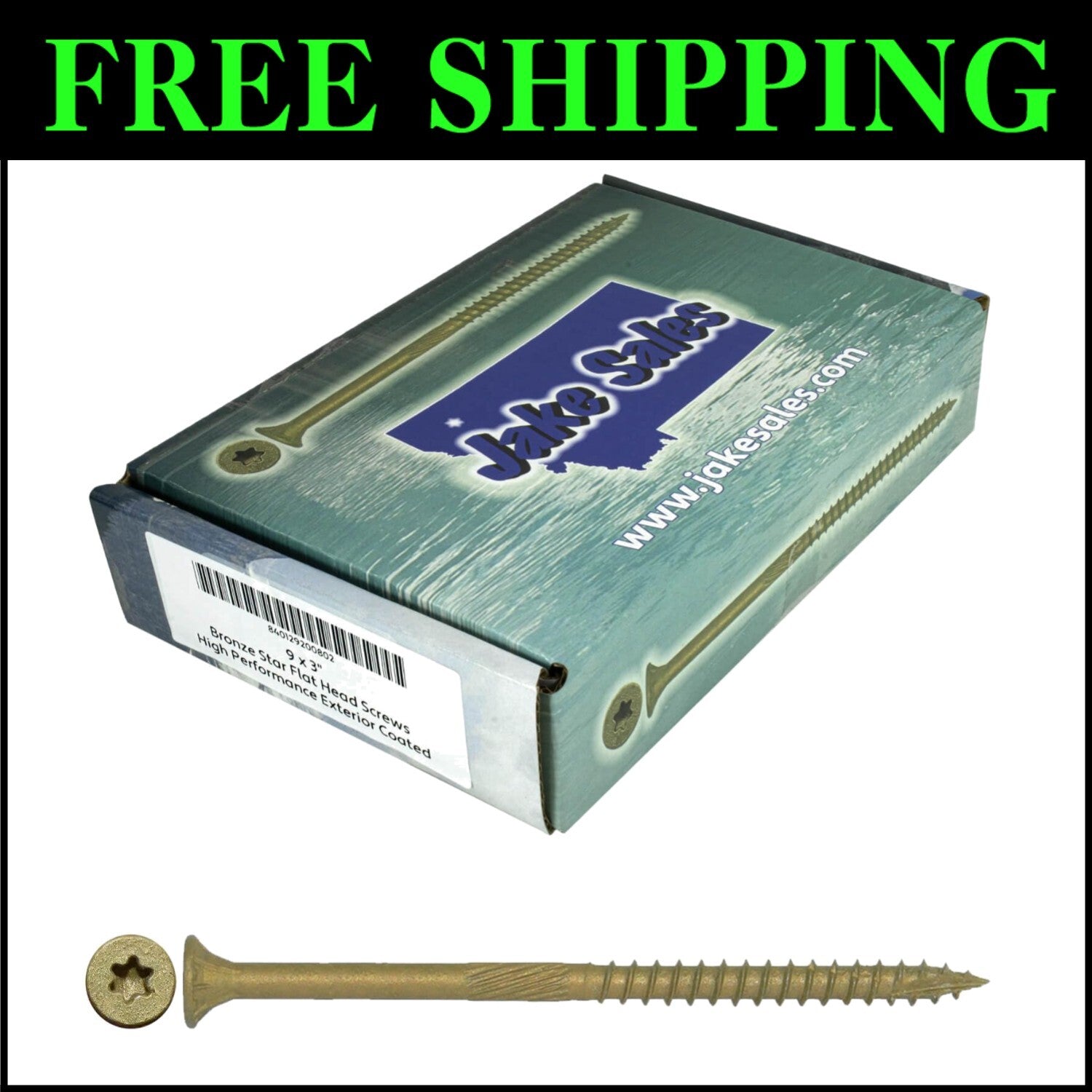 Bronze-Coated Torx Drive Wood Screws - 395 Count, Rust & Corrosion Resistant