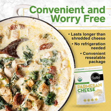 Load image into Gallery viewer, Versatile Organic Parmesan Cheese Powder - Keto-Friendly, Resealable 21oz Bag