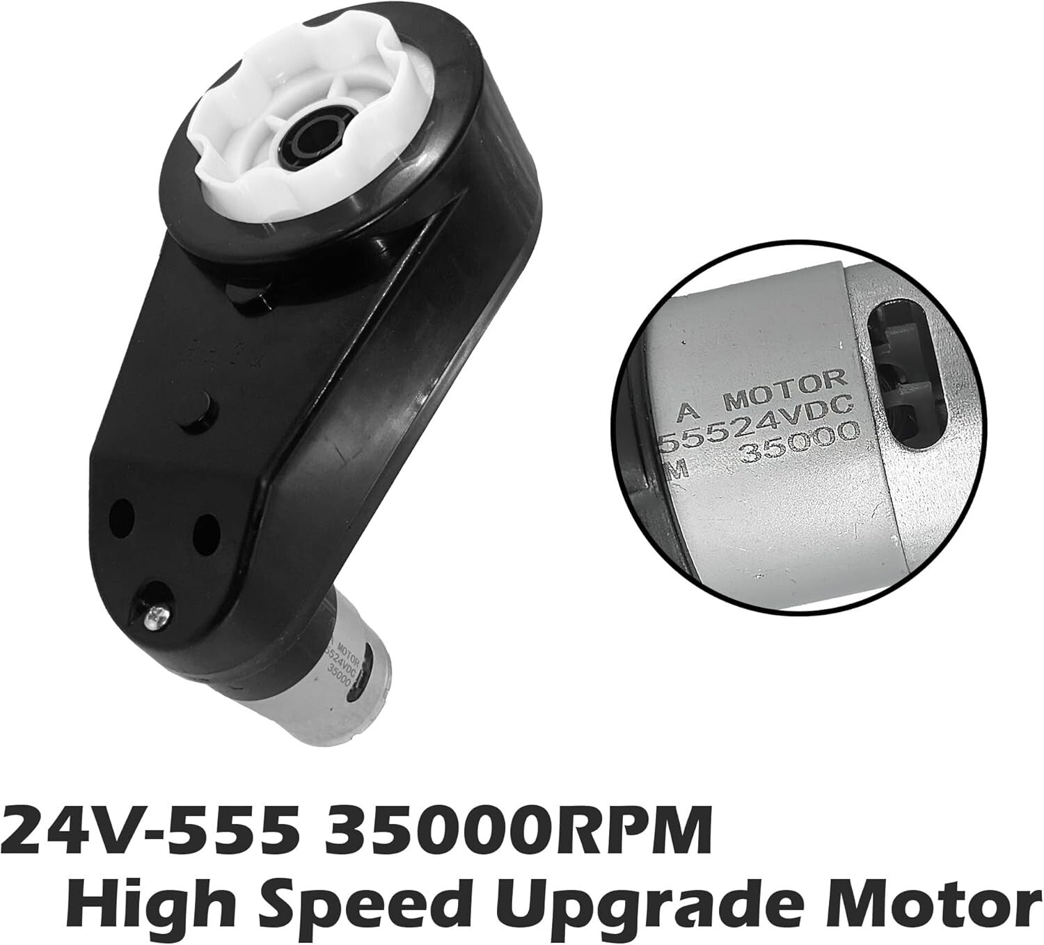 Fast 24V RS555 Motors & Gearboxes for Enhanced Performance in Power Wheels