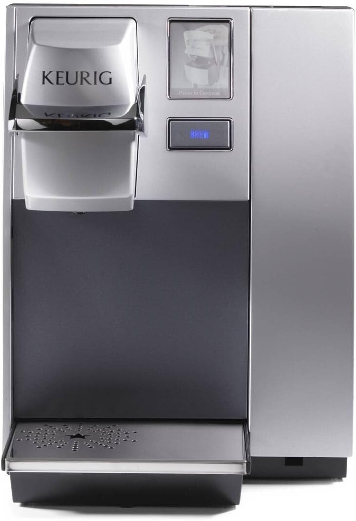 Versatile K-Cup Pod Coffee Maker - Quick Brew with Touch Interface in Silver