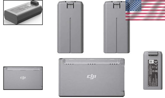 Genuine DJI Mini 2 Two-Way Charging Hub & 2 Intelligent Flight Batteries - Gray