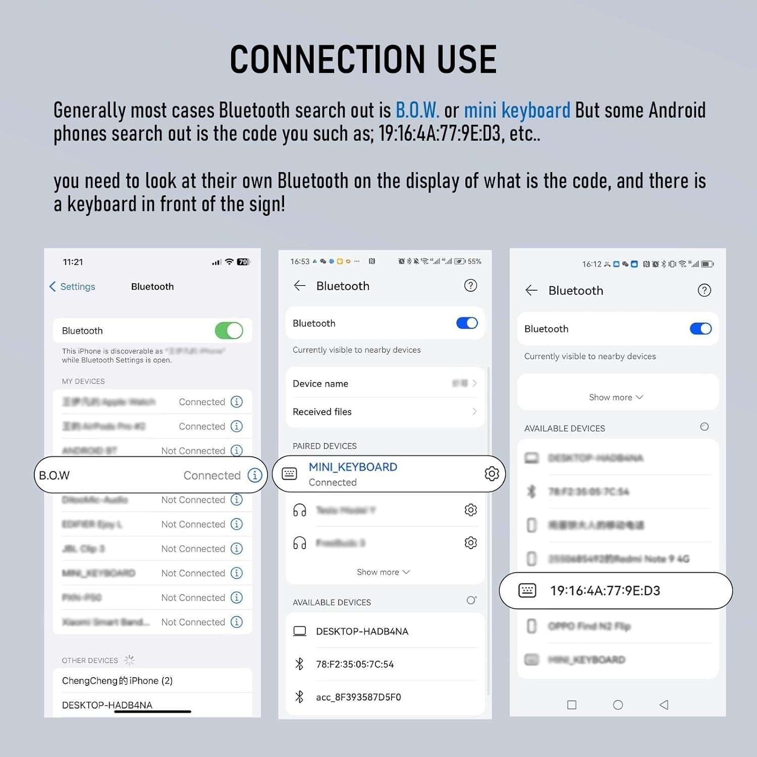 Lightweight Aluminum Travel Keyboard with Magnetic Bracket for Tablets & Phones