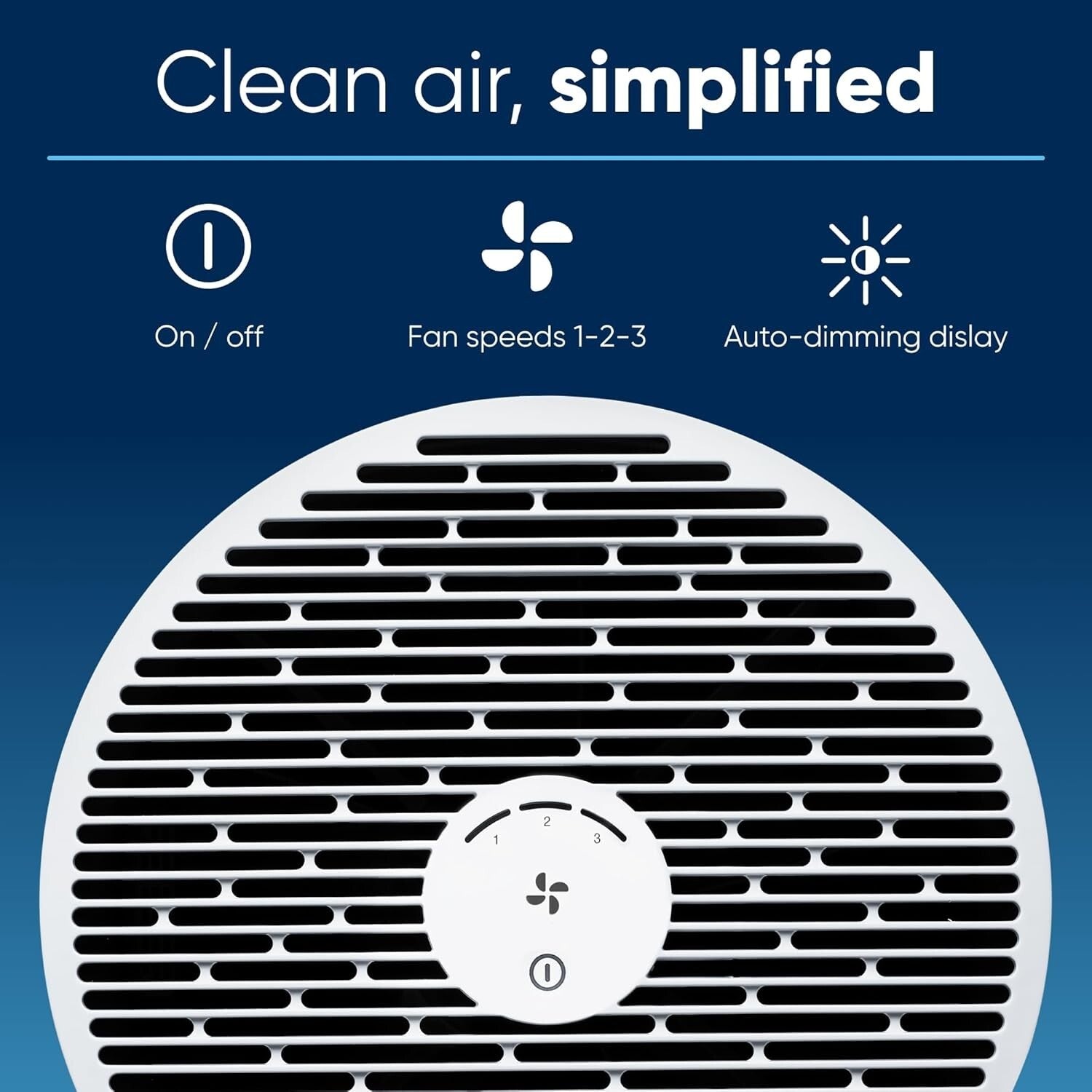 Whisper-Quiet Mini Air Purifier with HEPASilent Technology for Small Spaces