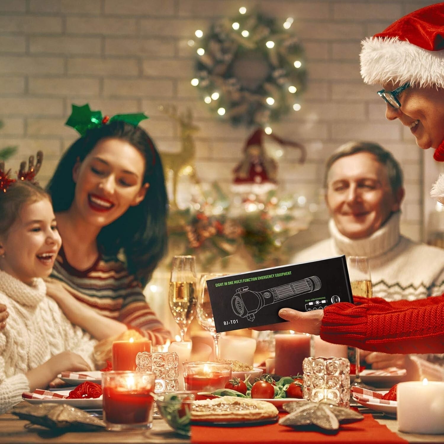 Rechargeable Waterproof Flashlights with 2400mAh Battery - Ideal for Emergencies