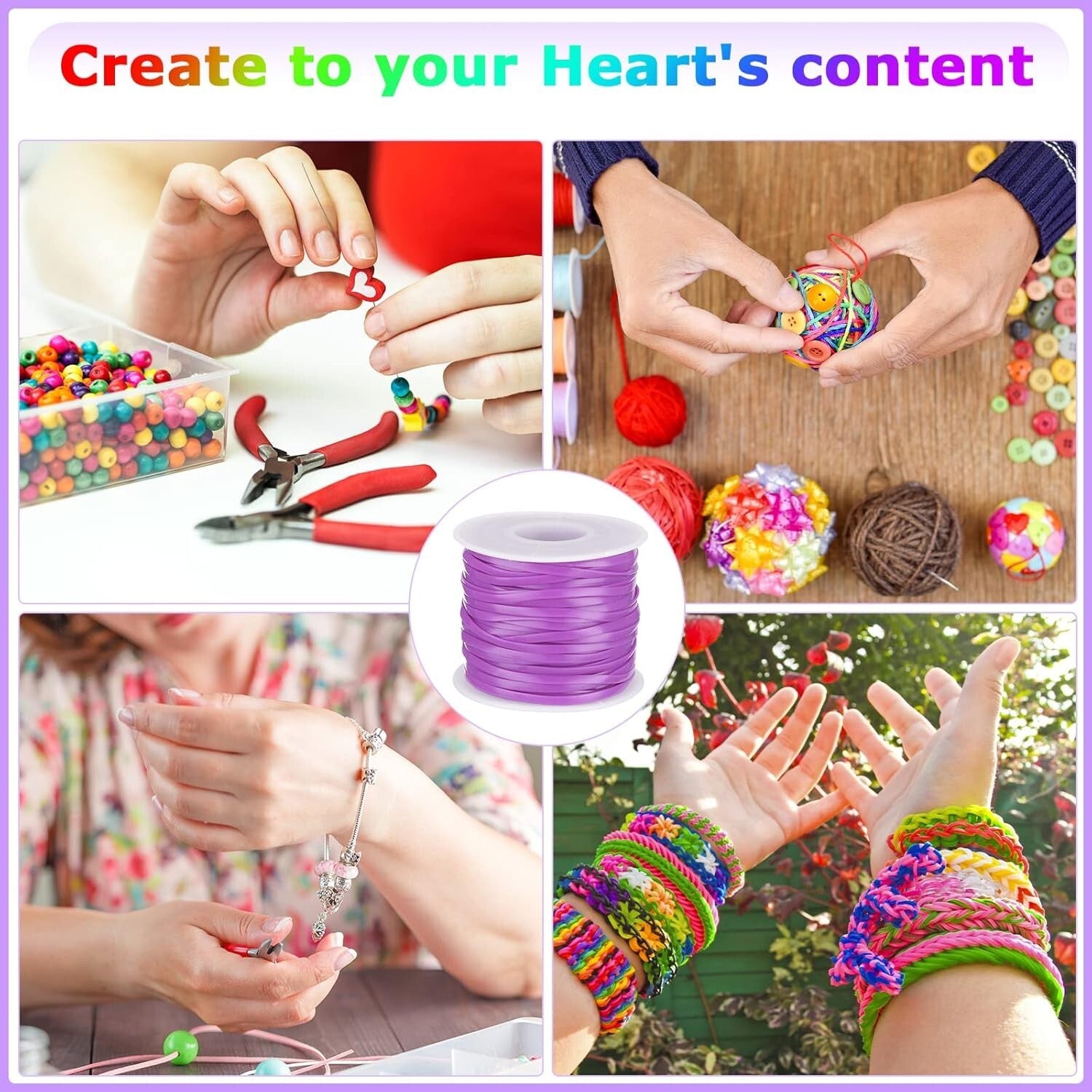 Craft with 32 Rolls of Vibrant Lanyard Strings - Perfect for Jewelry Making
