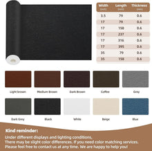 Load image into Gallery viewer, Versatile Self-Adhesive Leather Repair Patch, 35X79 Inch for Furniture &amp; Walls
