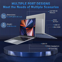 Load image into Gallery viewer, Portable 15.6'' Laptop with 8GB RAM, 256GB SSD &amp; Full HD Display - Sleek Design
