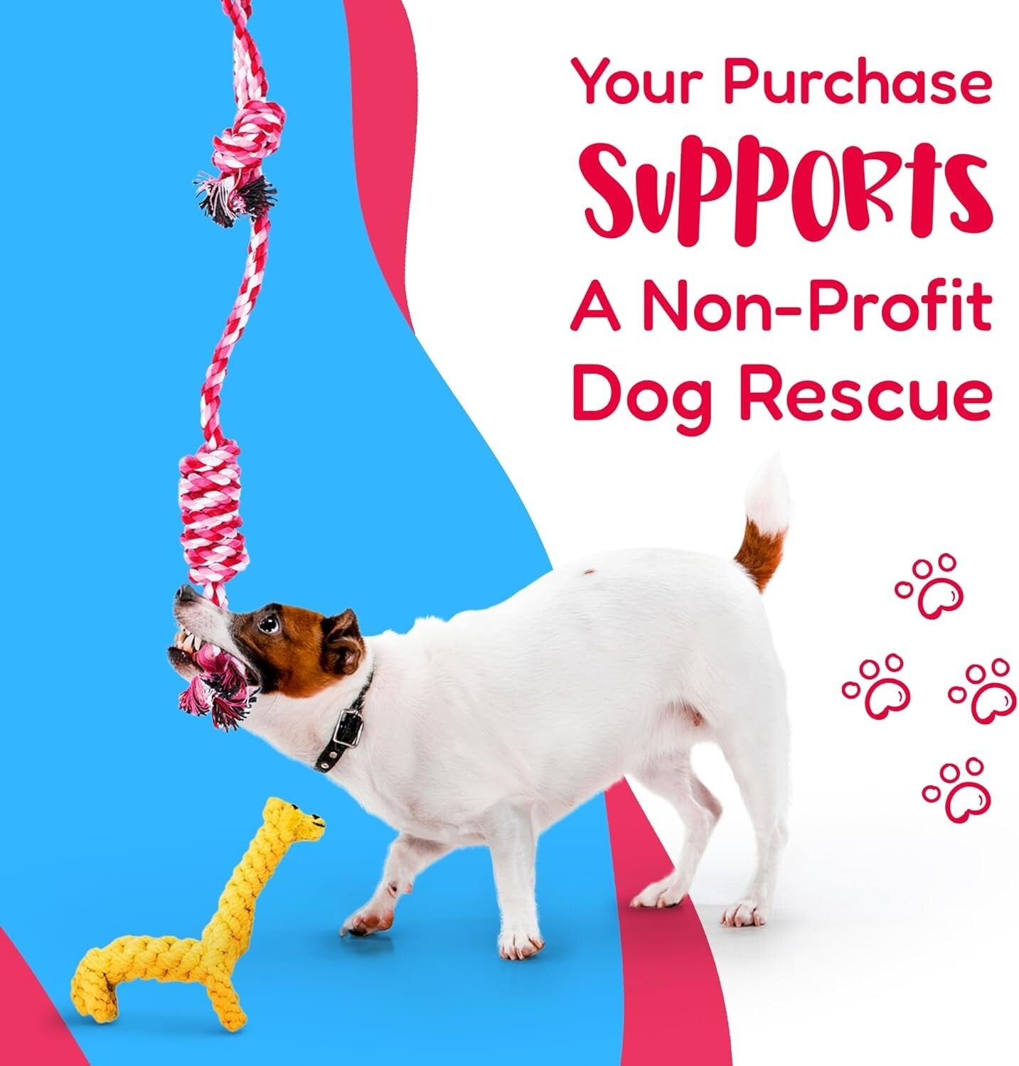 Eco-Friendly Cotton Dog Rope Toys Combo - 11 Durable Options for Fun