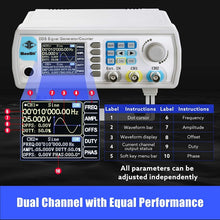 Load image into Gallery viewer, Lightweight 15MHz DDS Signal Generator and Frequency Meter for Electronics Test