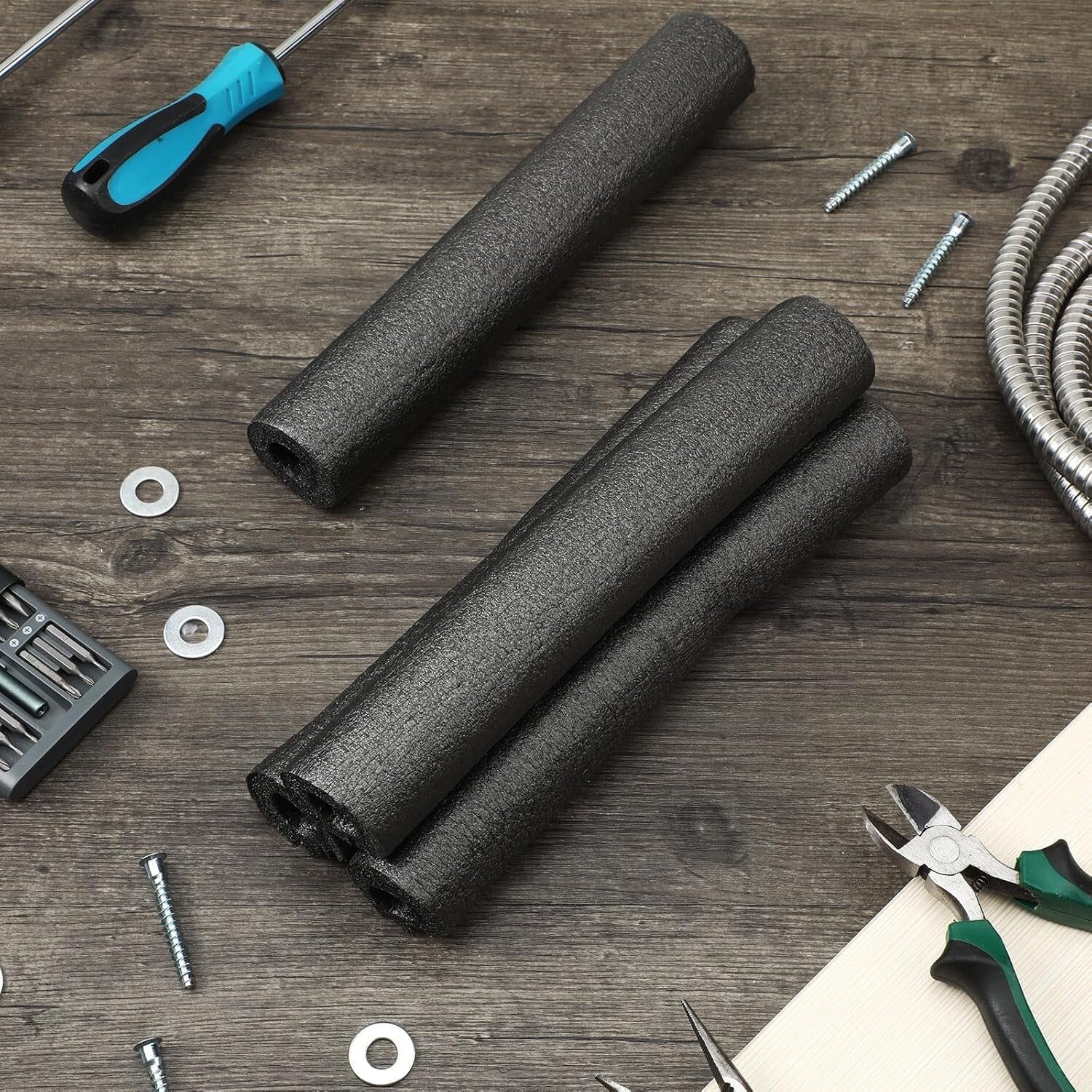 Durable Waterproof Foam Pipe Insulation for Outdoor Heat & Freeze Protection