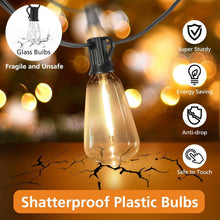 Load image into Gallery viewer, Stylish 200FT LED Edison String Lights with 3 Modes for Indoor &amp; Outdoor Use