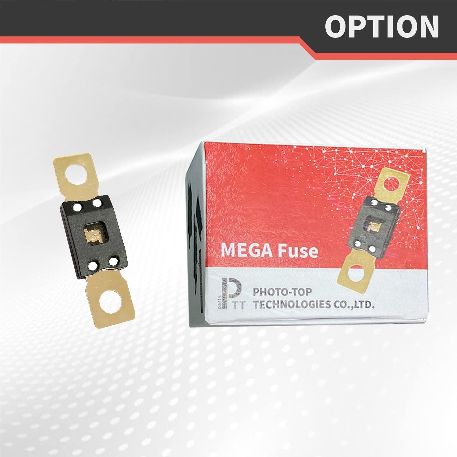2-Pack Mega/AMG 40 Amp-500 Amp Time Delay Fuses for Automotive & Marine Use