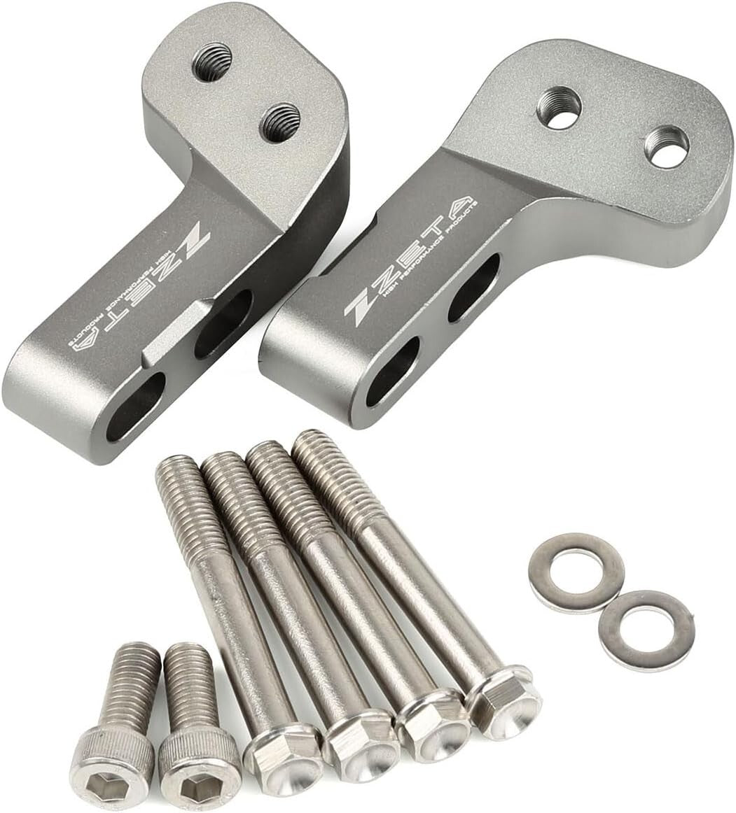 Silver Side Mount Hand Guard for Motorcycles - Compact & Lightweight Design