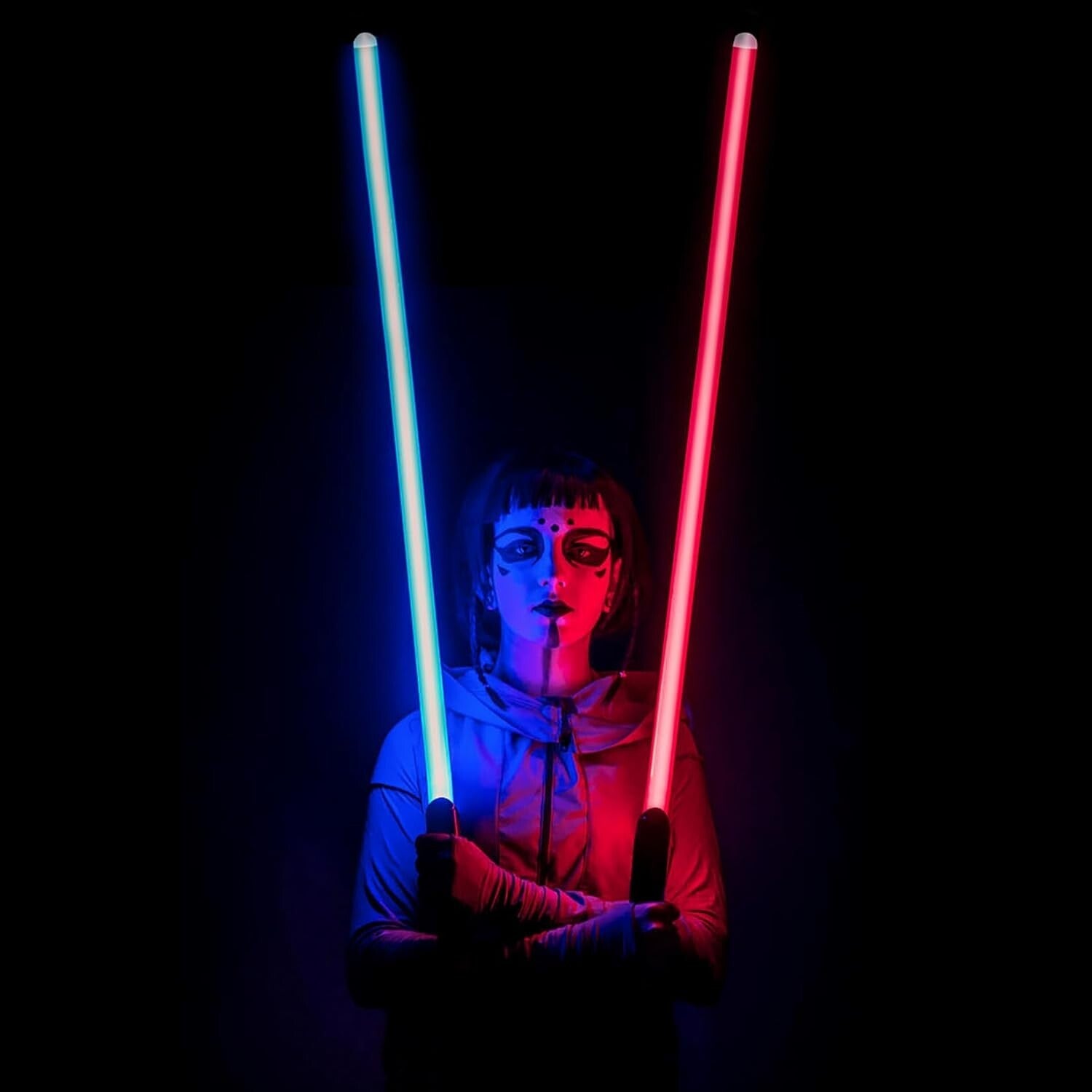 Metal Hilt 38-Inch Lightsaber with Sound Effects - Perfect for Cosplay & Dueling