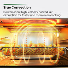 Load image into Gallery viewer, Extra Large 10-in-1 Infrared Air Fryer Toaster Oven with Brushed Steel Finish