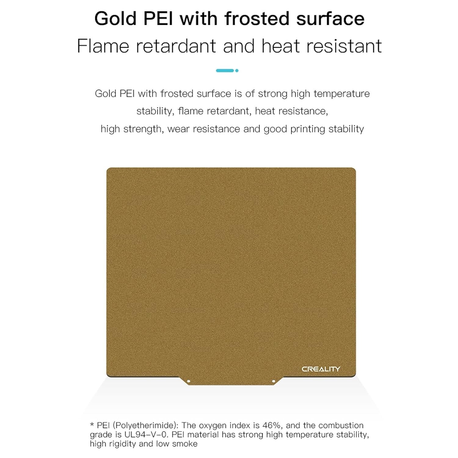 Ender 5 Plus PEI Print Bed Kit - Frosted Surface & Magnetic Steel Platform