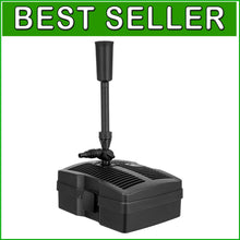 Load image into Gallery viewer, Reliable 660 GPH Pond Filter Pump with Built-In Light: Perfect for Garden Ponds