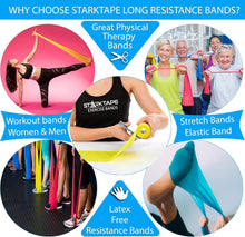 Load image into Gallery viewer, Durable 16 Yard Latex-Free Resistance Bands - Perfect for Therapy and Fitness