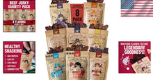 Load image into Gallery viewer, Beef Jerky Variety Pack - 8 Flavors, Gluten Free, High Protein &amp; Keto-Friendly