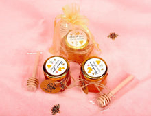 Load image into Gallery viewer, Personalized Mini Honey Jars with Dipper - 1.5oz for Weddings &amp; Baby Showers