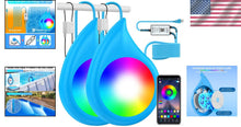 Load image into Gallery viewer, IP68 Waterproof 40W RGB Pool Lights with Bluetooth Control - Ultimate Atmosphere