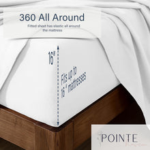 Load image into Gallery viewer, Queen Heavyweight Cotton Flannel Sheet Set - Comfy Snow Flakes &amp; Deep Pockets