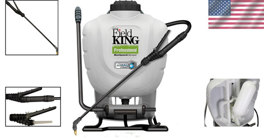 Ergonomic 4-Gallon Backpack Sprayer - Internal No Leak Pump, 150 PSI Performance