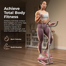 Load image into Gallery viewer, 2-in-1 Smart Workout Machine with Resistance Bands - Total Body Fitness in Pink
