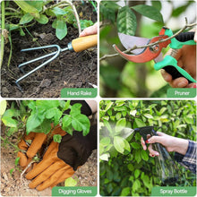 Load image into Gallery viewer, Fashionable 9-Piece Gardening Tools with Durable Tote Bag - Ideal Gift for Women