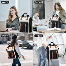 Load image into Gallery viewer, Stylish Wide Open Women’s Backpack – Perfect Work &amp; Travel Bag for Professionals