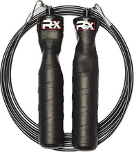 Load image into Gallery viewer, Premium Black Ops Jump Rope with Frictionless Rotation - Ideal for HIIT &amp; Cardio