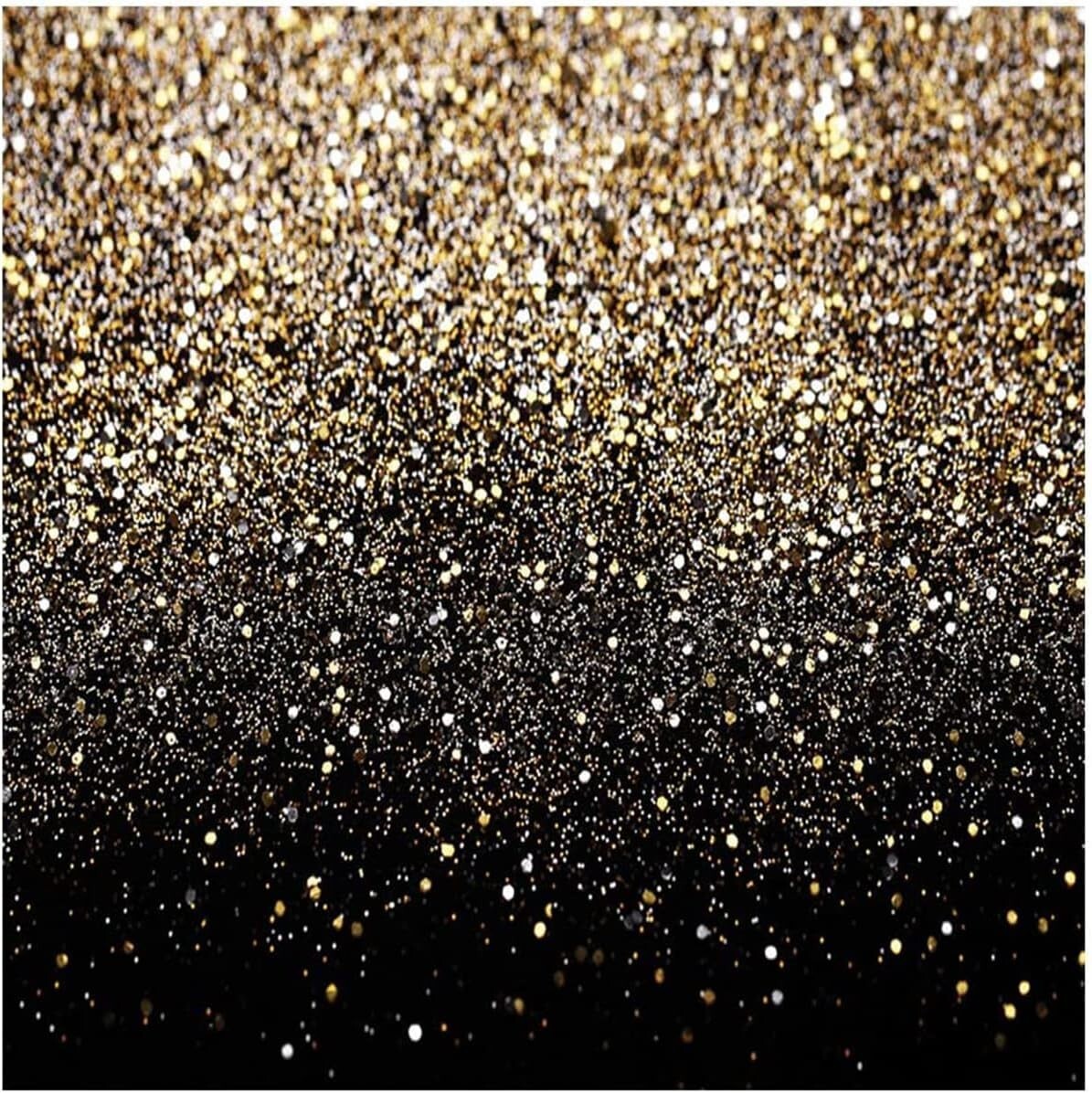 Elegant 10' x 10' Black Gold Seamless Backdrop for Perfect Photo Opportunities