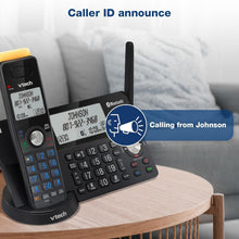 Load image into Gallery viewer, Ultimate Long Range 5-Handset DECT Phone with Bluetooth, 22 Min Answering System