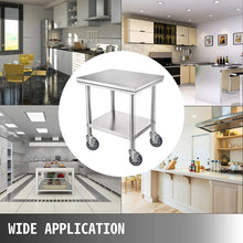 Load image into Gallery viewer, Adjustable 5-Inch Stem Caster Wheels Set for Easy Table Mobility and Height Lift