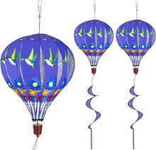 Load image into Gallery viewer, Weather Resistant Hummingbird Wind Spinners - Durable 59” Yard Decor, 2-Pack