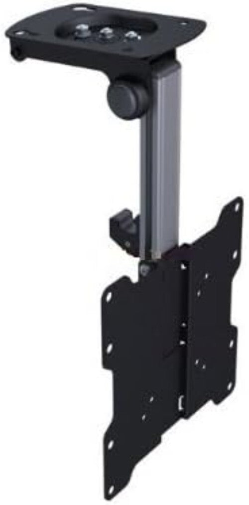 Adjustable Flip Down TV & Monitor Mounting Solution - 90° Tilt for Small Spaces