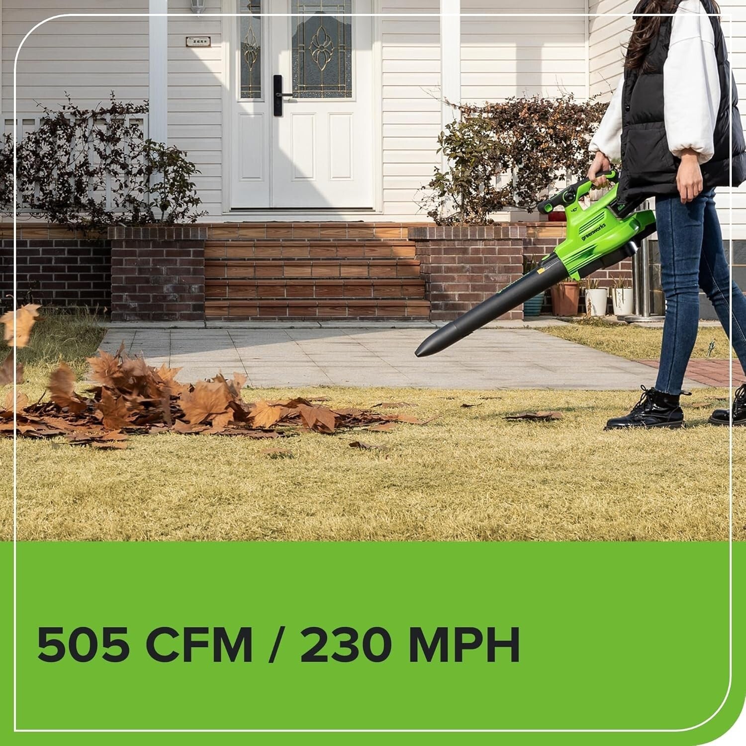 Ergonomic 40V Brushless Leaf Blower - 3-Year Protection, Ultimate Debris Cleanup