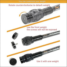 Load image into Gallery viewer, Flexible Core Archery Stabilizer - 8", 10" &amp; Weight Kit for Comfortable Shooting