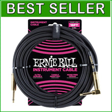 Load image into Gallery viewer, Professional 18ft Tangle-Free Braided Cable with Dual Shielding and Gold Ends