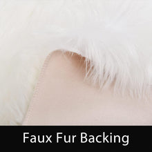 Load image into Gallery viewer, 5x7 High Pile Fluffy Faux Fur Rug - Durable Stain Resistant for Cozy Spaces