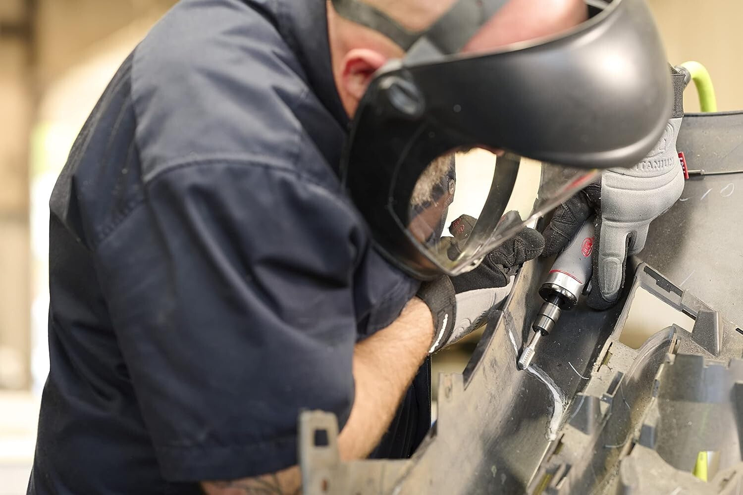 High-Speed 25,000 RPM Die Grinder with Rear Exhaust - 0.4 HP Performance Tool