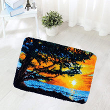 Load image into Gallery viewer, Complete Latch Hook Rug Craft Kit: Create Your Own Turtle Design - 39.4x23.6in