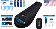 Load image into Gallery viewer, Ultralight Down Sleeping Bag for Adults - Ideal for Cold Weather Adventures