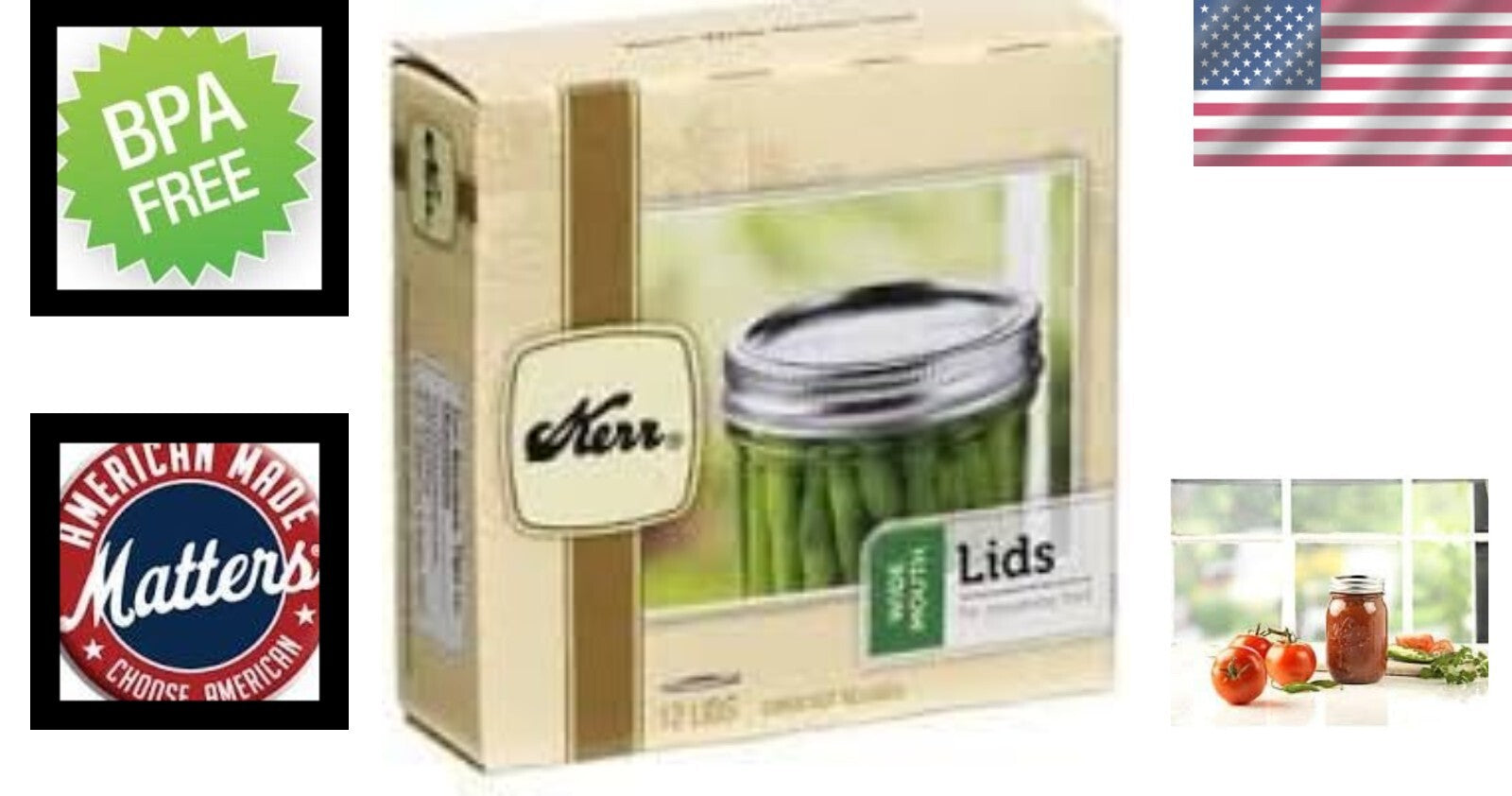 72 BPA-Free Wide Mason Jar Canning Lids - Perfect for Home Preservation