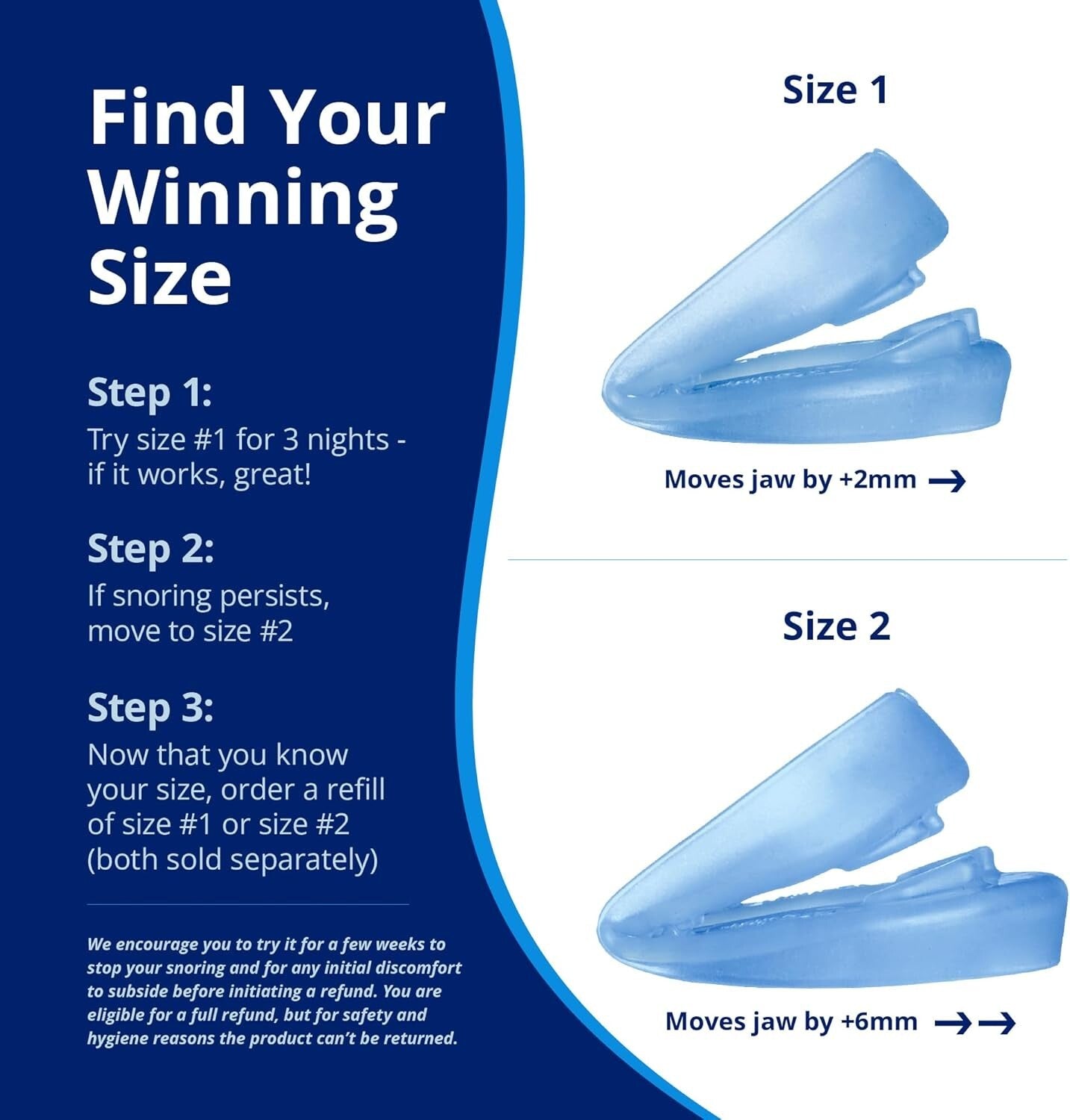 Effective Anti-Snoring Mouthpiece - Flexible Design with Storage Case Included