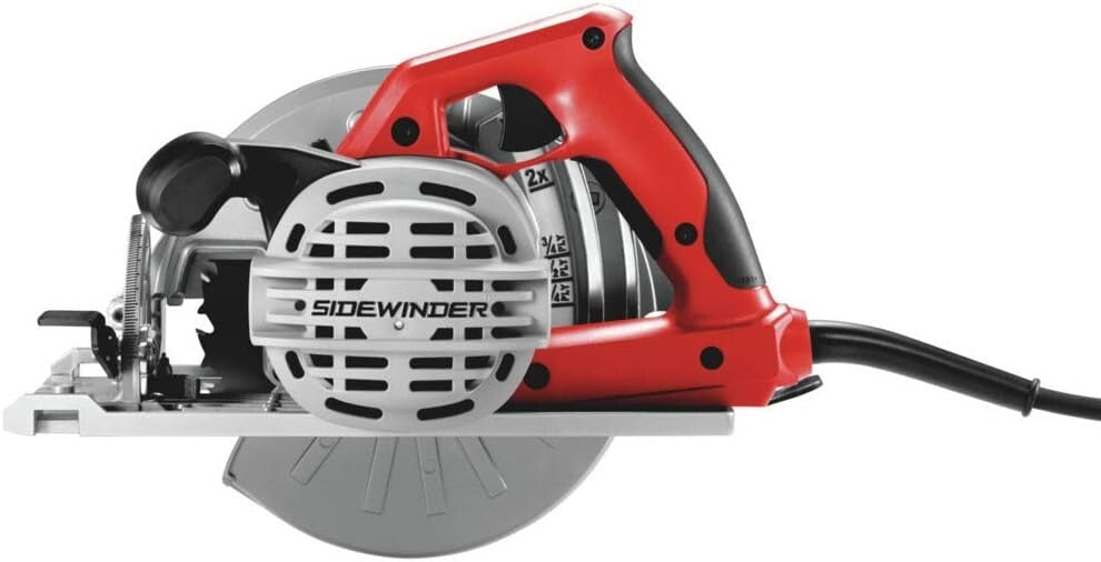 15 Amp Lightweight Circular Saw with 56-Degree Bevel - Perfect for Woodwork