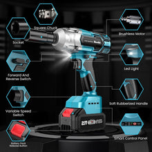Load image into Gallery viewer, 479 Ft-lbs Cordless Impact Wrench - Complete Set with Sockets &amp; Charger Included