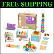 Load image into Gallery viewer, Develop Motor Skills with 8-in-1 Montessori Toy Set for Infants 12-18 Months