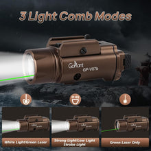 Load image into Gallery viewer, High Brightness 2250 Lumen Gun Light &amp; Green Laser Combo - All-Weather Ready